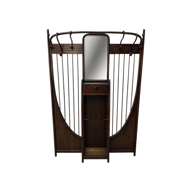 Thonet Bentwood Wardrobe from Thonet, 1910 For Sale - Image 4 of 4