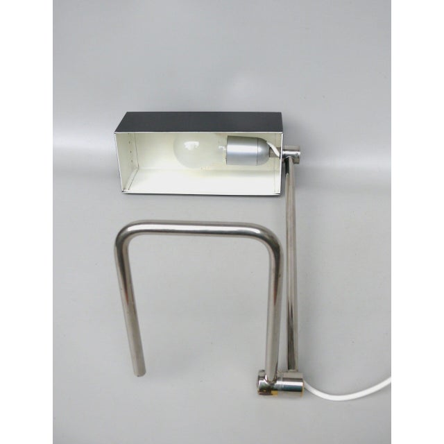 Minimalist Nickel-Plated Table Lamp from HALA, 1950s For Sale - Image 14 of 18