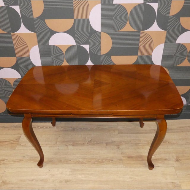 Practical convertible furniture! Classic "Mufuti" (multifunctional table) in the 1960s Chippendale style Unadorned period...