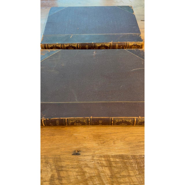 Brown 1879–1882 Leather Hardcover Books Art Amateur Bound Journals by Montague Marks – Set of 2 Deluxe Volumes For Sale - Image 8 of 14