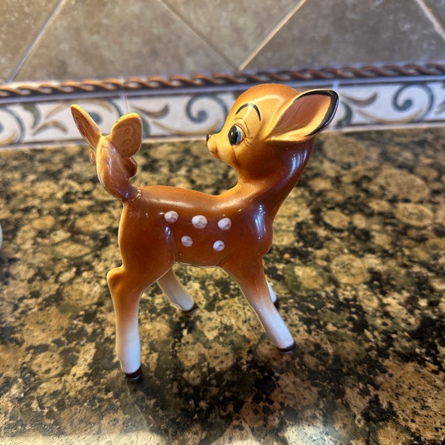 50’s Vintage Bambi Figurine Disney For Sale - Image 4 of 4