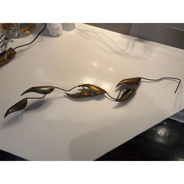 Maison Jansen 1970s Hollywood Regency Brass Banana Tree Sculpture Attributed to Maison Jansen For Sale - Image 4 of 14