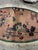 Antique 1920s Chinese Art Deco Oval Rug, Floral, 3'1" X 5'2" (95cm X 158cm) For Sale - Image 4 of 7