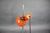 German Bauhaus Style Orange Adjustable Desk Lamp, 1970s For Sale - Image 6 of 13