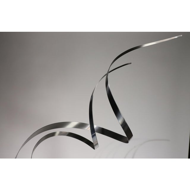 Large Curtis Jere Swirl Floor Sculpture For Sale - Image 17 of 18