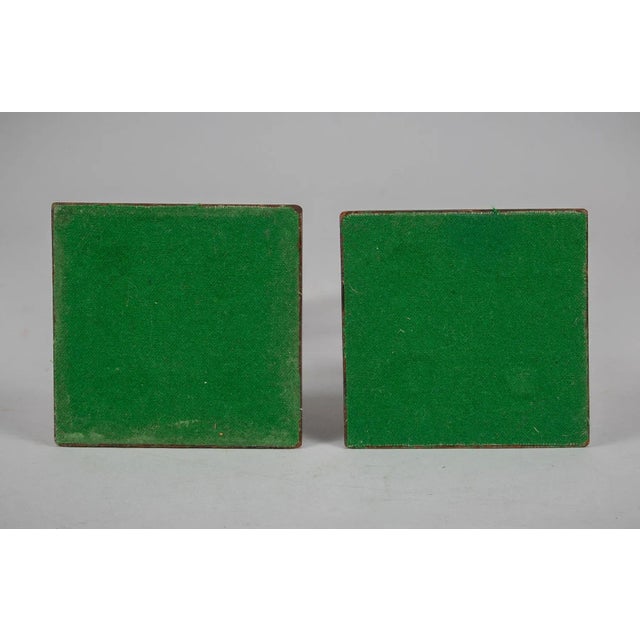 Antique Pair English Mahogany Candlesticks For Sale In Boston - Image 6 of 6