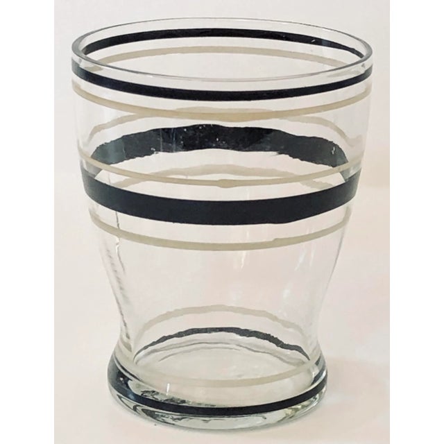 Mid-Century Modern Deco Cocktail Set With Decanter and Glasses For Sale - Image 3 of 4