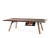 Contemporary RS Barcelona You and Me Indoor Ping Pong Table, Walnut and Black For Sale - Image 3 of 8