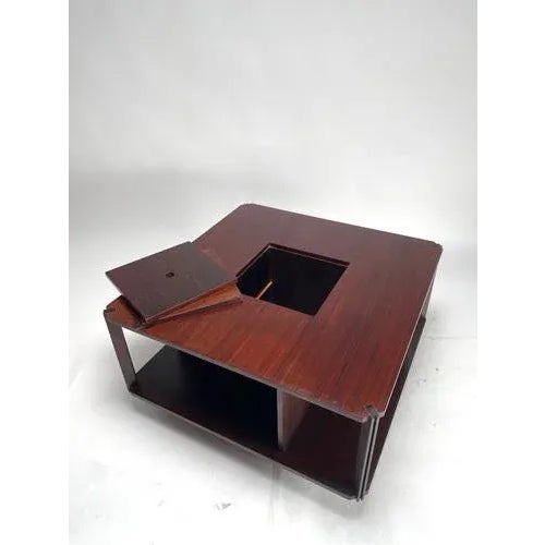 1960s Mid-Century Italian Coffee Table in the style of Gianfranco Frattini, 1960s For Sale - Image 5 of 8