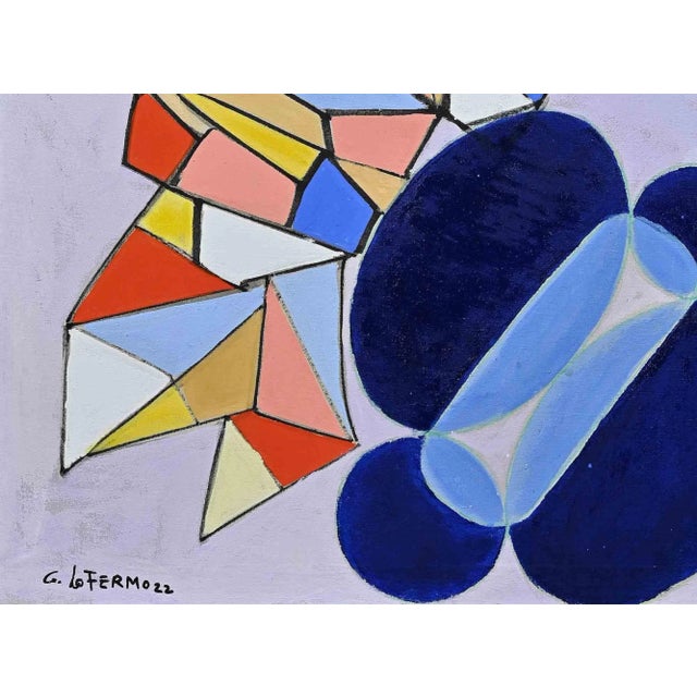 Abstract Expressionism is an original artwork realized by Giorgio Lo Fermo (b. 1947) in 2022. Original Oil Painting on...