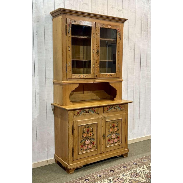 2-Body Fir Buffet, 1930s For Sale - Image 4 of 12