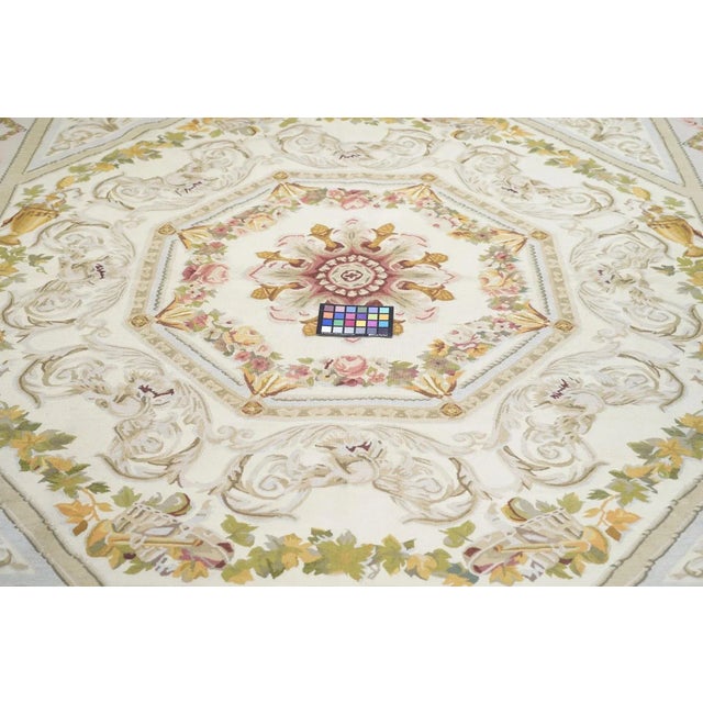 Aubusson Rug 7'4'' X 8'1'' For Sale In New York - Image 6 of 7
