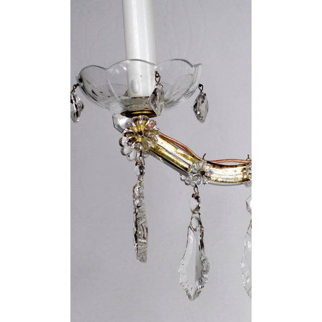 Antique Maria Theresia Chandelier from Palwa, 1950s, in Very Good conditions. Designed 1950 to 1959 This piece has an...