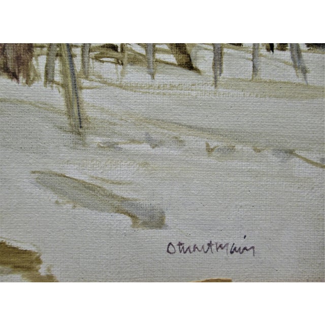 Late 20th Century Stuart Main, Hauling Wood, 1998 For Sale - Image 5 of 7