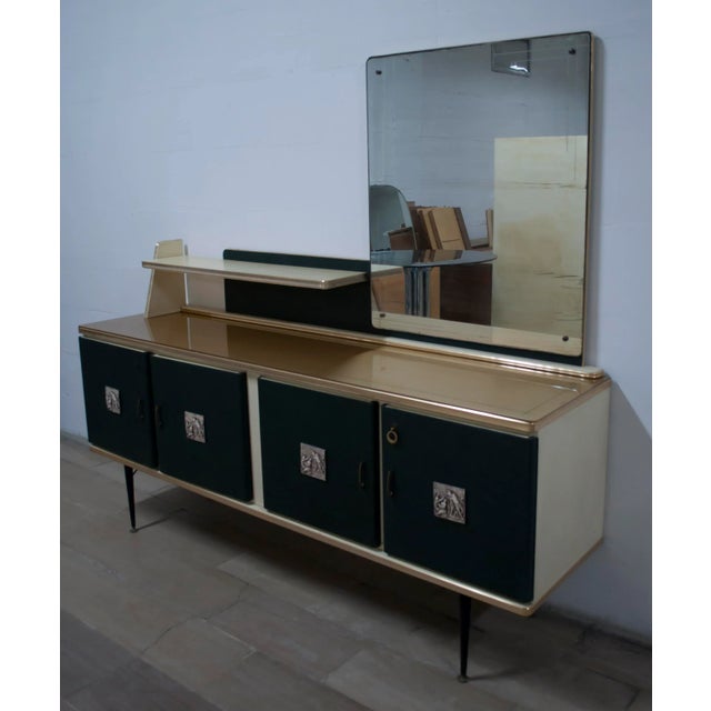 Mid-Century Italian Credenza, 1950s For Sale - Image 4 of 12