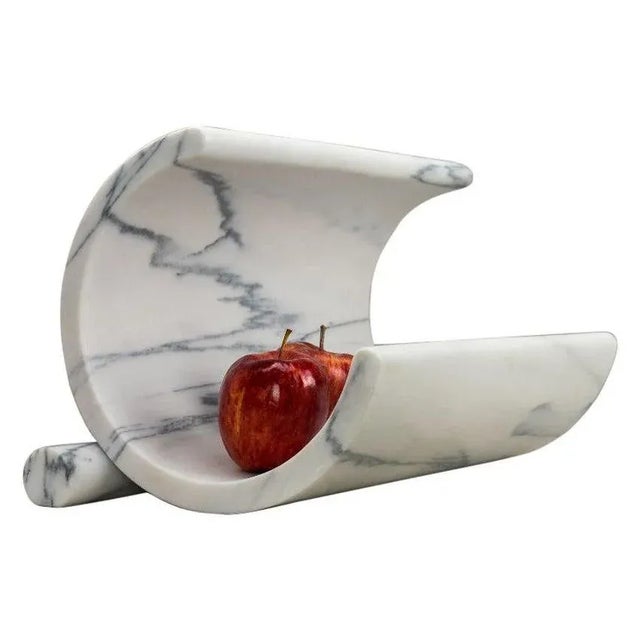 Balanced Marble Fruit Bowl by Essenzia For Sale - Image 6 of 6