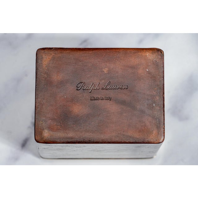Refined Ralph Lauren Home Purple Label Wood Sterling Silver Storage Box Playing Cards Luxury Decor For Sale - Image 13 of 17