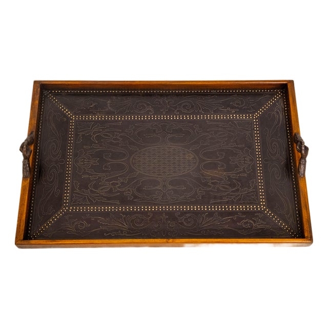 Theodore Alexander Armory Collection Serving Tray For Sale