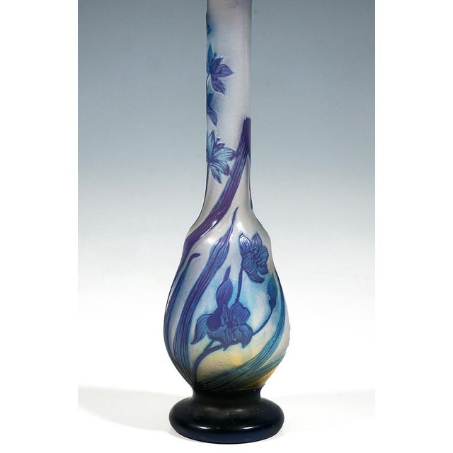 Antique Art Nouveau Solifleur Vase by Emile Galle, 1890s For Sale - Image 4 of 7