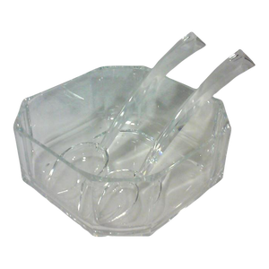 Vintage Hollywood Regency Lucite Salad Bowl Set of 3 Springer Style Hollywood Regency