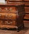 18th Century French Louis XV Mahogany Three-Drawer Commode Tombeau From Bordeaux For Sale - Image 10 of 13