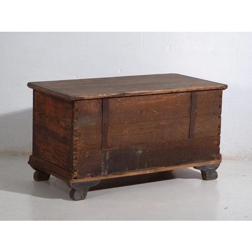 Antique Folk Art Trunk For Sale - Image 10 of 11