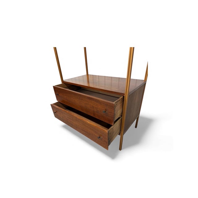 Mid-Century Modern McCobb Style Walnut Shelving Units - Set of 2 For Sale - Image 9 of 9