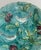 This is an antique French Majolica (Barbotine) plate, produced around the late 19th century to (circa 1890–1920). The...