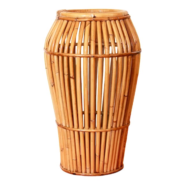 Bamboo Umbrella Stand, Italy, 1970s For Sale