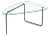 Period Mid-Century Modern Etched Glass Coffee Table, Circa 1970 For Sale