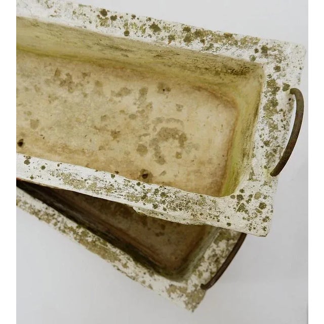 Polychrome Cement Planters by Emile Taugourdeaus, Set of 4 For Sale - Image 3 of 16