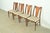 Broyhill Brasilia Mid-Century Modern Sculpted Walnut Dining Chairs, Set of Four For Sale - Image 12 of 12