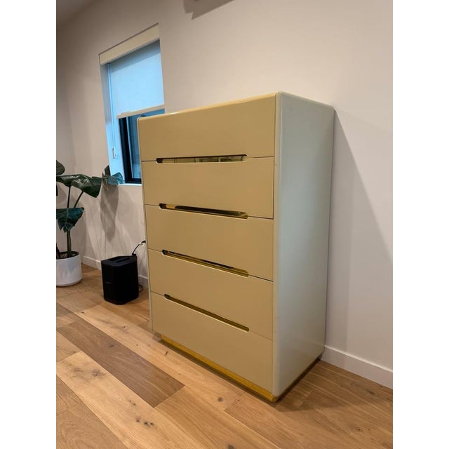 Lane Tallboy Dresser – Postmodern 5-Drawer Chest, Mid-Century Modern Design, Minimalist Storage 52” height x 35 1/2” width...