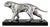Art Deco Panther Sculpture by Limousin France, 1930 For Sale