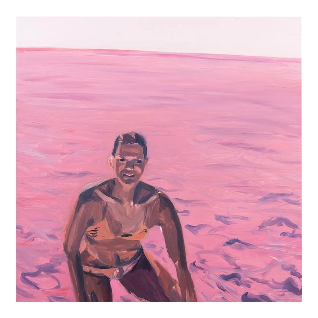 PInk Dip, Oil on Canvas, 2011 For Sale