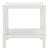 Rafiki Rectangle Accent Table in Distressed White For Sale