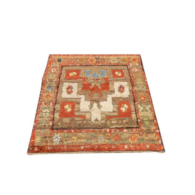 Turkish Antique Turkish Rug 3'6'' x 4'11'' For Sale - Image 3 of 12