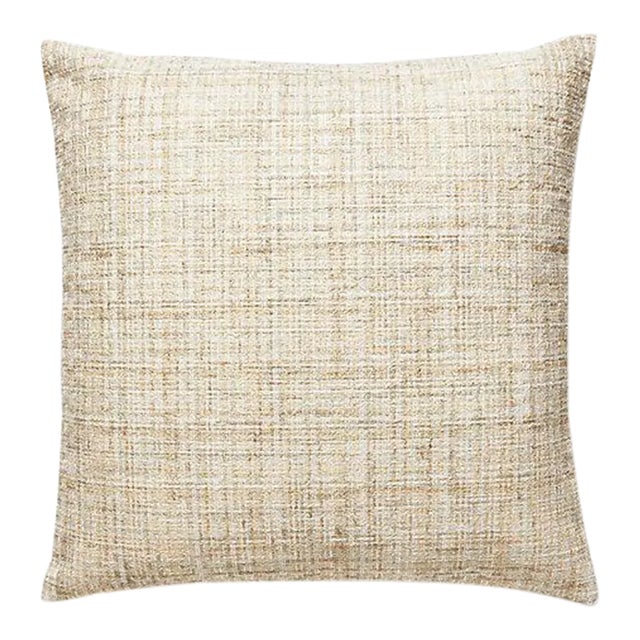 The House of Scalamandré Faye Pillow, Travertine For Sale