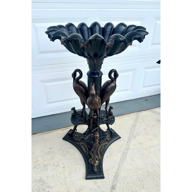 19th Century Cast Iron Fountain/Bird Bath C.C.Anderson & Sons For Sale - Image 11 of 11