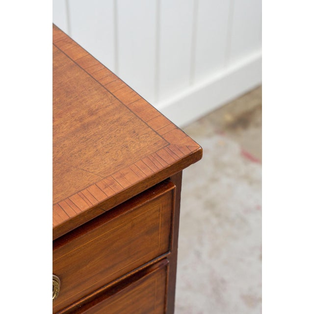 19th Century English Mahogany 4-Drawer Chest With Ring Pulls (C. 1880) For Sale In Charleston - Image 6 of 13