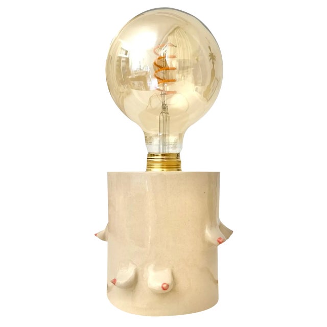 Glass The Boobie Lamp #1 by Constanza Company For Sale - Image 7 of 7