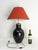 Terracotta Tadelakt Finishing Black Table Lamp, 1970 For Sale - Image 12 of 14