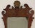 Queen Anne Style Walnut Gilt Mirror Shell Finial For Sale - Image 4 of 8