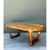 Vintage Art Deco Scalloped Edge Burl Wood Center Hall Table For Sale - Image 12 of 14