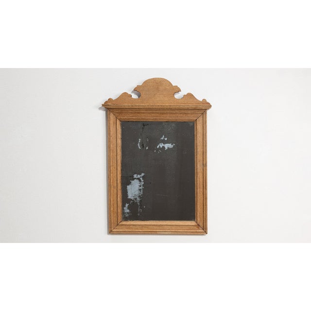 19th Century France Tan Wood Mirror For Sale In Greensboro - Image 6 of 8