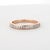 18k Gold Diamond Band Ring With 0.57ct Princess-Cut Diamonds For Sale - Image 4 of 18