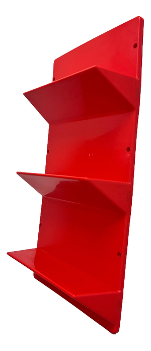 Red Kämpe Wall Shelf by Niels Gammelgaard for Ikea