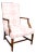 Ethan Allen Toile Lolling Chair For Sale
