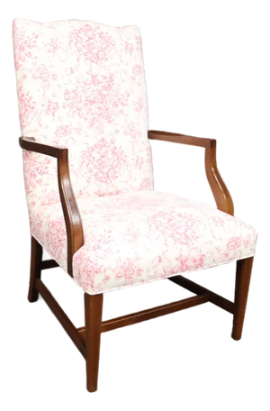 Ethan Allen Toile Lolling Chair