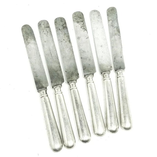 Knifes by Berndorf, Germany, 1930s, Set of 6 For Sale - Image 4 of 4